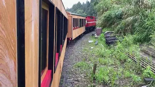阿里山林鐵福森號試車出軌 陳建仁昨才體驗!今車輪壓石頭釀禍