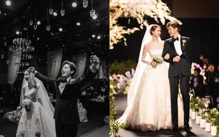 SE7EN交往8年終於娶回李多海，開心到振臂歡呼。翻攝SE7EN IG