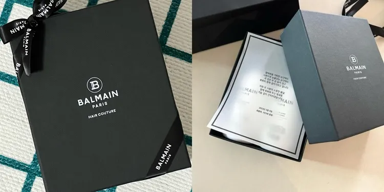 SE7EN、李多海送給賓客BALMAIN要價12萬韓元（約3000元台幣）的洗護髮組。翻攝攝影師IG