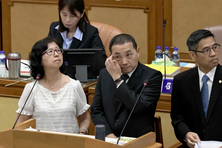 侯友宜近日在議會被民進黨團連番猛攻。資料畫面