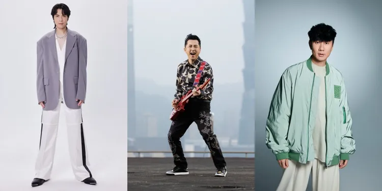 蕭敬騰（左起）、林俊傑、庾澄慶將在典禮上展露美聲。Hit Fm聯播網提供