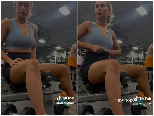 21歲嫩媽健身房挨批：兩粒都要彈出來　上網討拍反應兩極