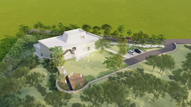 「石門古戰場故事館暨旅遊資訊站」是認識牡丹社事件的重要導覽起點。縣府提供