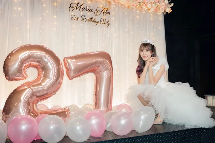 藝人阿部瑪利亞。麥卡貝網路電視提供