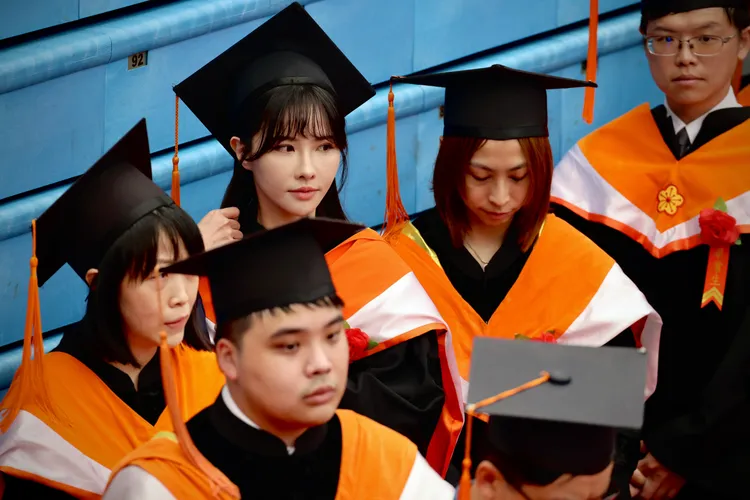 台大今日舉行畢業典禮。林林攝