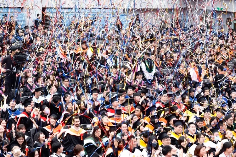 台大今日舉行畢業典禮。林林攝