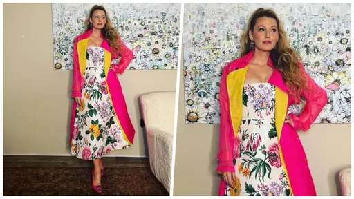 「花邊教主」升格4寶媽不改「同色控」品味 繽紛著裝亮麗回歸時尚趴