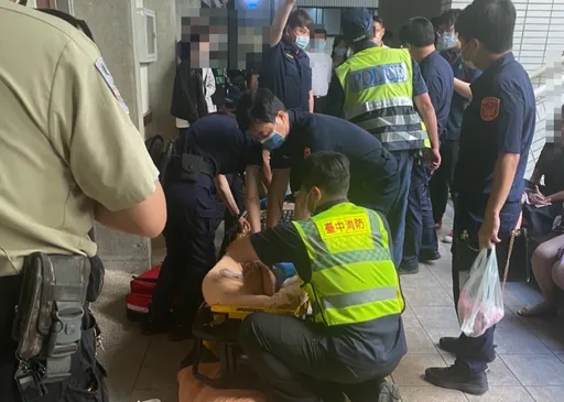 台中地檢女證人開完庭 情緒不穩竟從4樓墜落!防護網救命