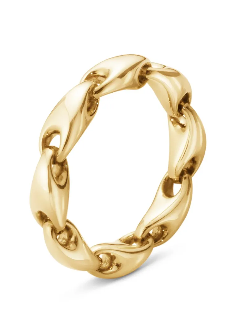 Reflect系列18K金鍊節戒指，4萬2800元。品牌提供