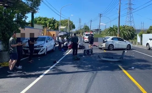 高雄564旅官兵駕車打滑　追撞2機車釀1死2傷