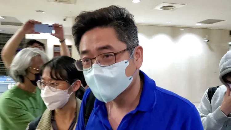 原始債權人陳正傑200萬交保。呂志明攝