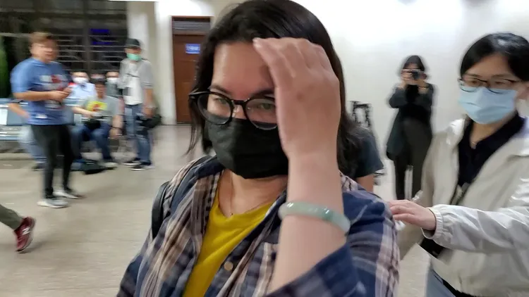 行政人員王芊云10萬交保。呂志明攝