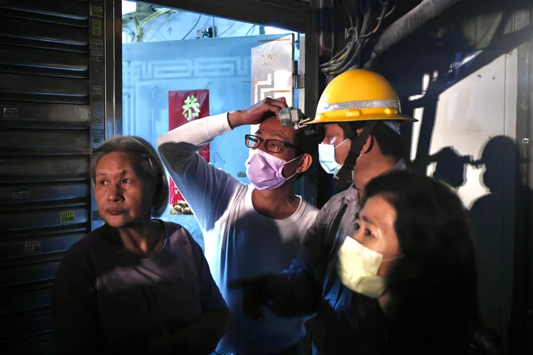 目前有11名住戶需安置。林林攝