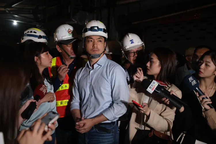 蔣萬安說，後續要全面清查台北市相關工地。林林攝