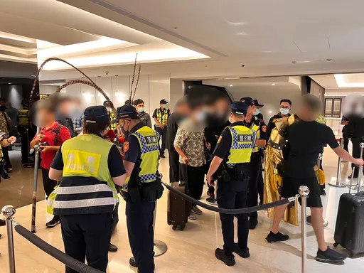 統促黨宴請日本「指定暴力團」 霹靂小組荷槍!警盤查162人