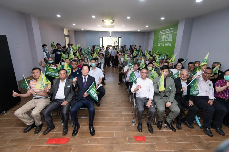 金門縣信賴台灣之友會今天舉行成立大會。民進黨提供