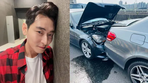 8點檔男神陳冠霖戲剛殺青就出車禍 7年賓士遭美女撞毀安全氣囊全炸
