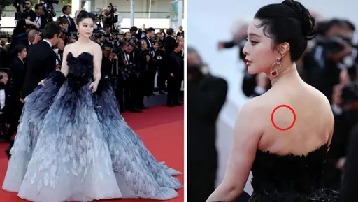 范冰冰坎城影展「最美毯星」閉幕式翻車了!背部痘痘、肉鬆被挑剔