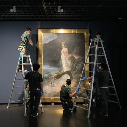 「觀音顯靈」回憶殺!日本美術館一張照片 台灣網友暴動了