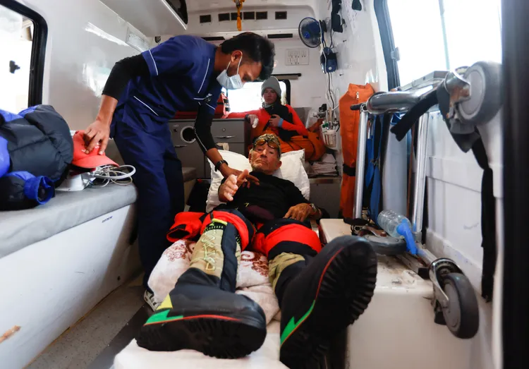 他的14頂峰挑戰，依舊差2座。路透社