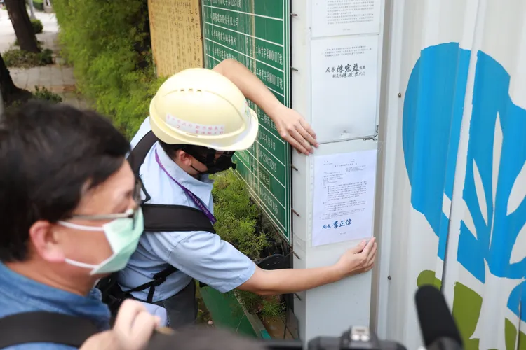 市府已勒令興富發9處工地停工。市府提供