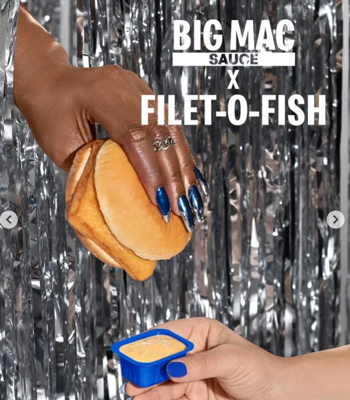 美國麥當勞的「大麥克醬」可另行購買，搭配各種餐點。翻攝Instagram/ mcdonalds
