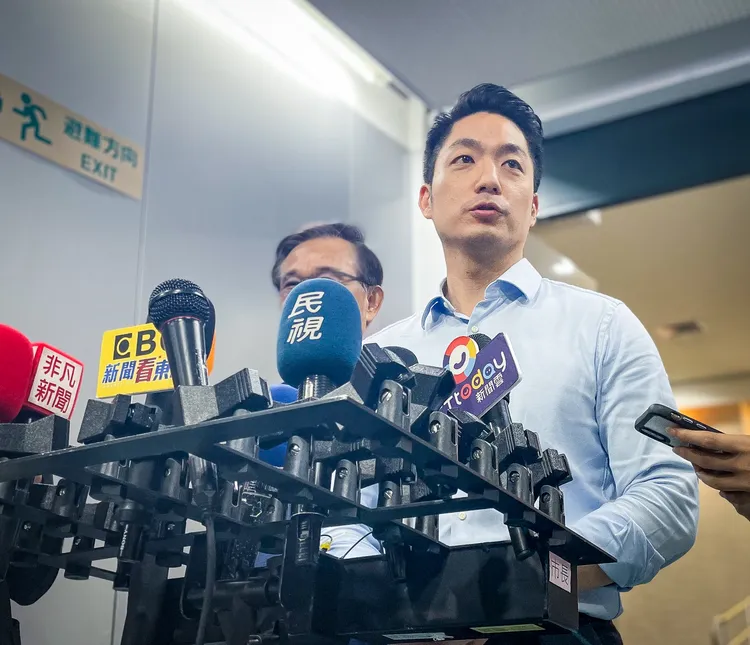 蔣萬安強調，會秉持對等尊嚴、善意互惠等原則辦理。賴昀岫攝
