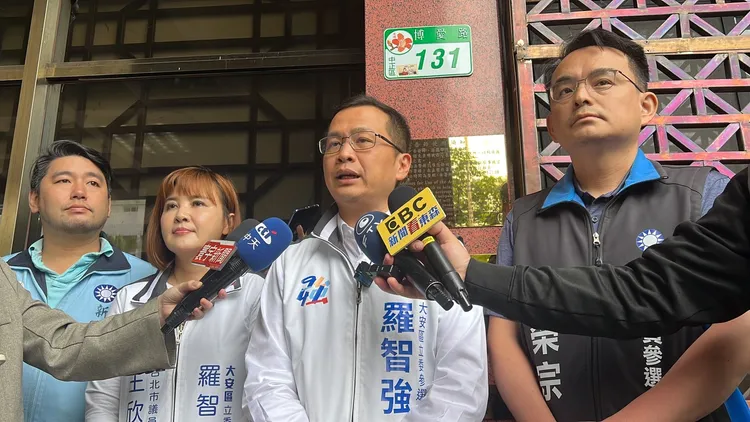 前議員、大安區立委參選人羅智強。陳彩玲攝