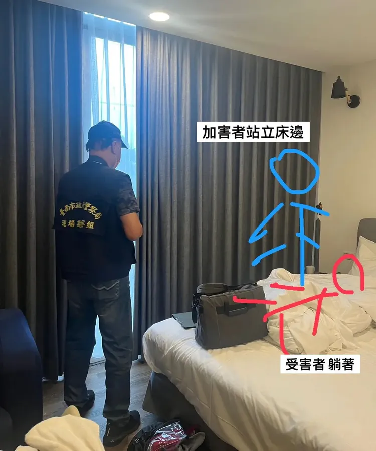 警方依強制猥褻、侵入住居等罪嫌，將人函送法辦。取自Dcard