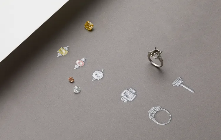 若想要追求獨一無二的鑽戒，不妨可試試品牌推出的「For You, Forever」訂製服務。品牌提供