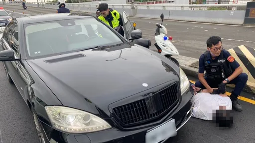 通緝犯拒檢開車高速竄逃 蘆洲警追3.5公里封橋逮人