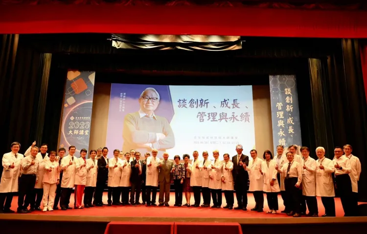 北榮院長陳威明希望，醫院的用人及醫院核心價值，也能向台積電看齊。翻攝 北榮官網