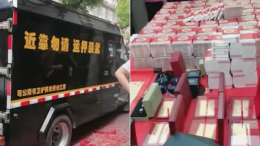 訂婚出動運鈔車 「聘金4314萬元」直送銀行存進未婚妻帳戶