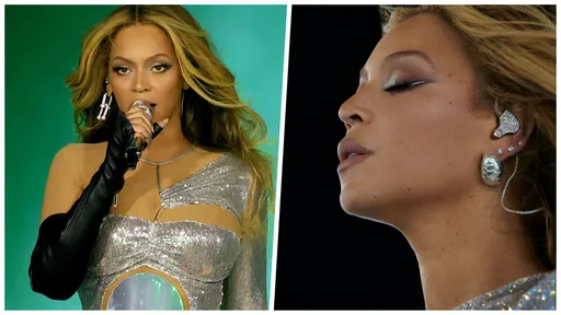 碧昂丝世界巡演吸金力破表　天后规格！戴上TIFFANY特制镶钻4.5克拉耳机太闪了