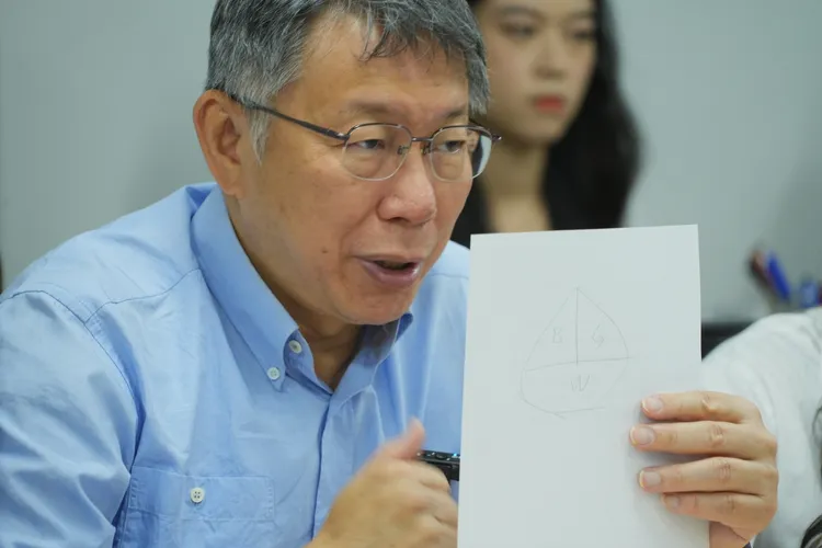 柯文哲說，台灣努力加入區域經濟組織尤其是CPTPP，盼加拿大能多支持。民眾黨提供