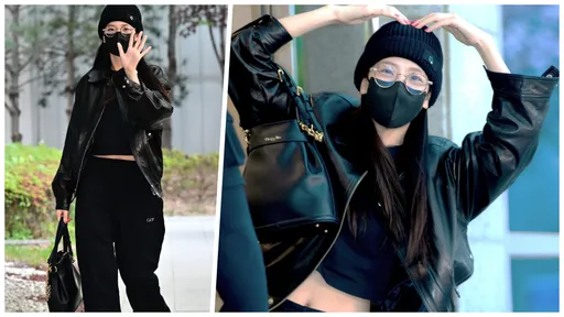 Jisoo就是活廣告!露腰挺姊妹的聯名設計 兼秀一手DIOR最新水桶包