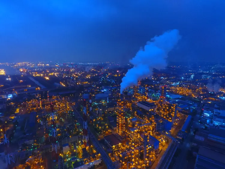 環團要求鋼鐵業改善空污、期限淨零轉型。地球公民基金會提供 傅志男攝