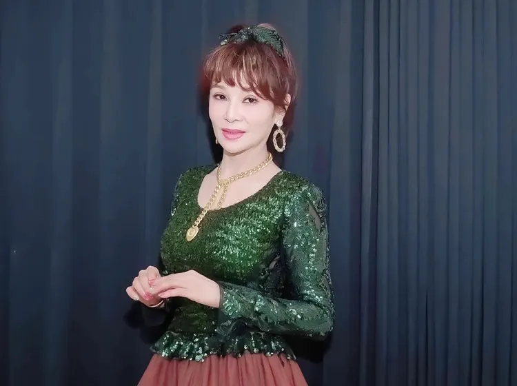 蔡秋鳳開心入圍金曲獎。高雄流行音樂中心提供