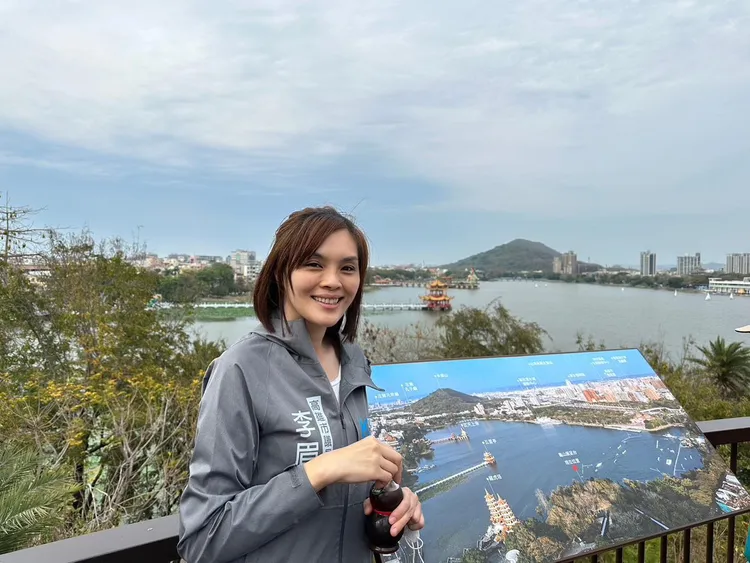 國民黨高雄市左楠選區立委提名民調由李眉蓁勝出。 翻攝李眉蓁臉書