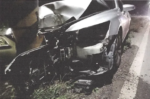 嫌犯專挑無監視器之路口或人煙稀少之處，自行撞毀車輛詐領保險金。雲林地檢署提供