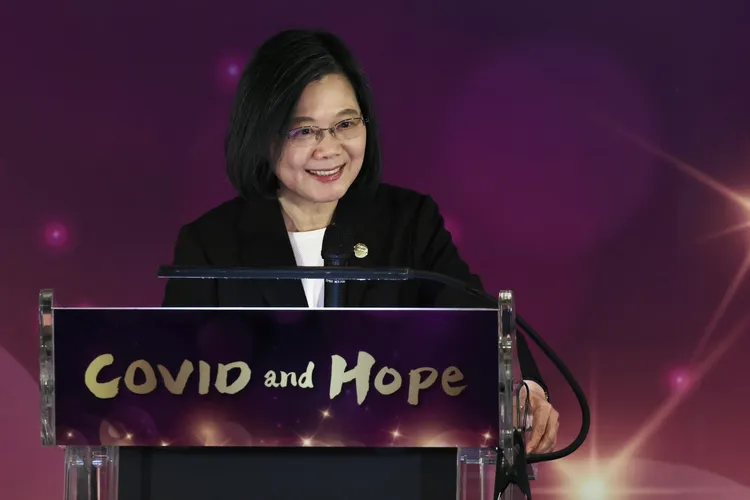 蔡英文。林林攝