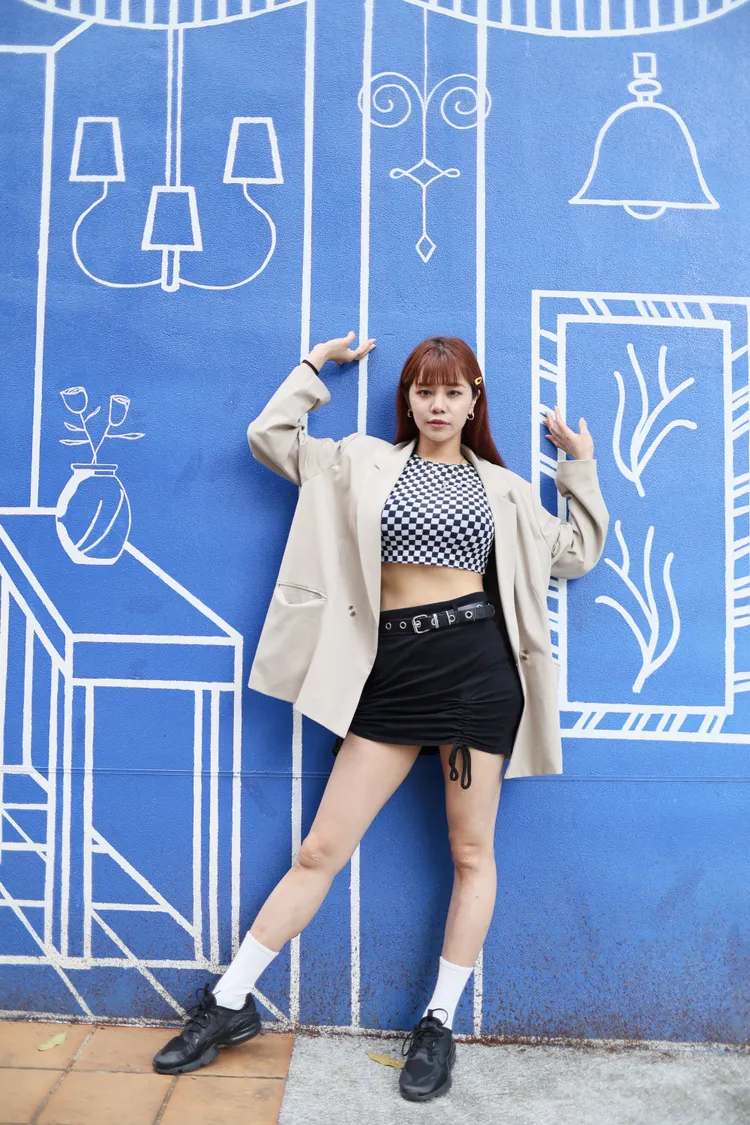 莉莉安舞姿乾脆俐落，洩露出她滿滿的女力之美。鄭孟晃攝