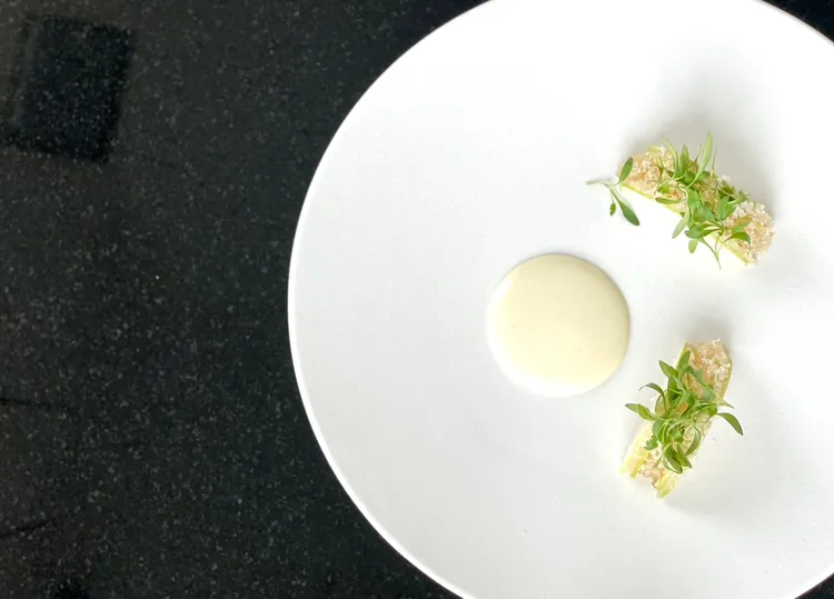 青甘魚 青蘋果 阿里山山葵。曾仲葳攝