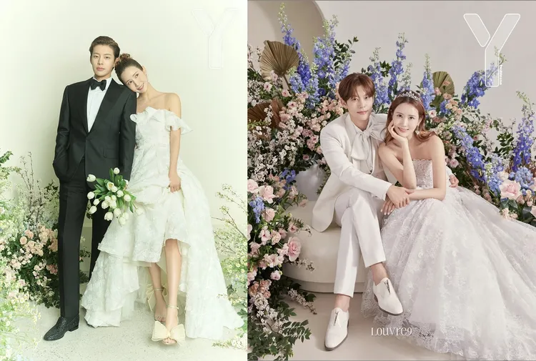 SE7EN、李多海婚前受雜誌邀請，拍攝多款婚紗照。翻攝Y Magazine