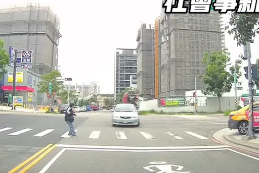 行人地獄無極限！台中超扯車主不禮讓還逆向　卻這原因無法開單裁罰