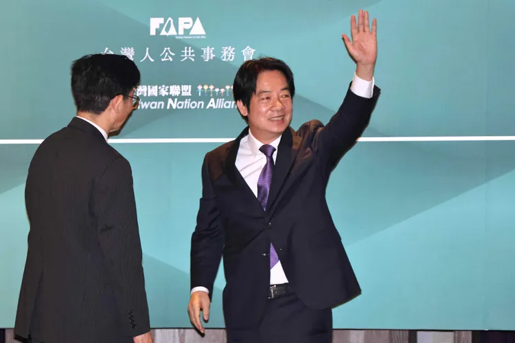 賴清德認為台灣應該扮演和平角色。施昂強攝