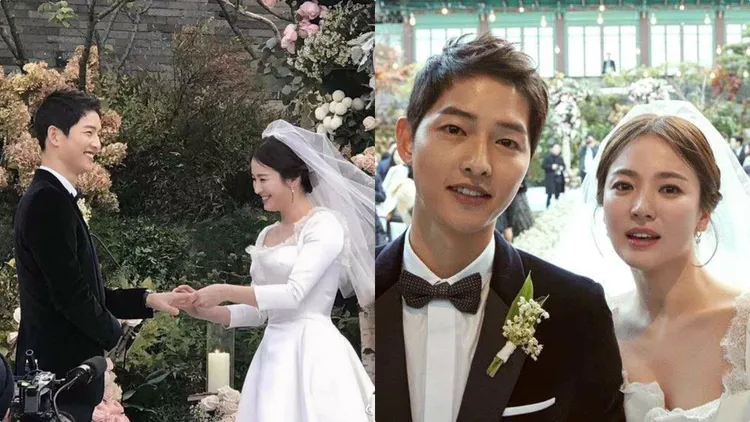 雙宋2017年10月31日結婚，世紀婚禮轟動全亞洲。翻攝naver