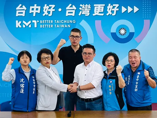 台中立委第五选区KMT同室操戈 连胜文南下协调成功!沈智慧宣布退选