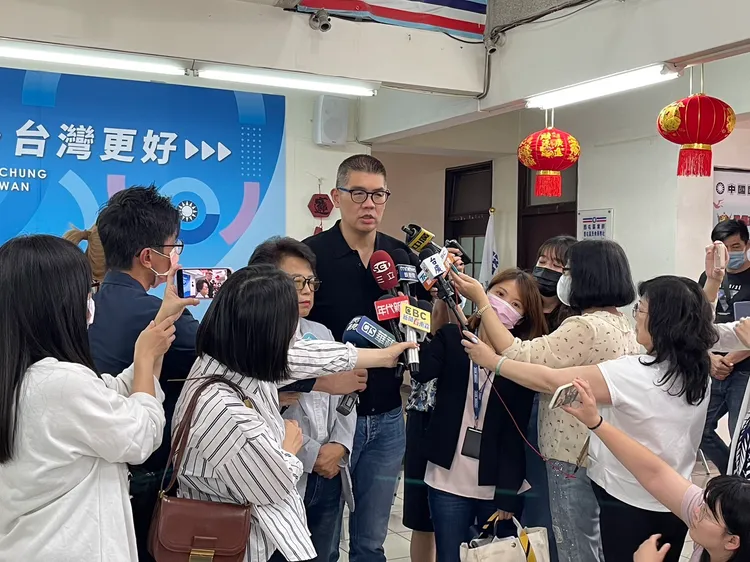 國民黨副主席今天專程南下台中協調，成功整合第五選區立委提名。國民黨提供