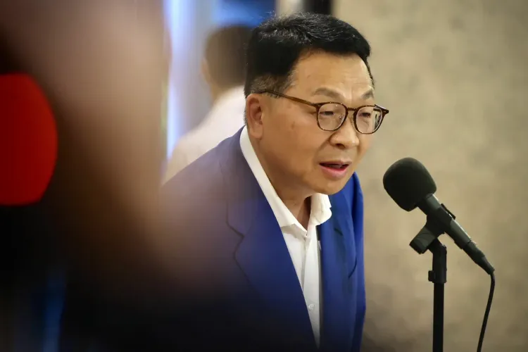 陳歐珀日前出面自清絕無和詐騙集團有掛勾。資料照片 林林攝